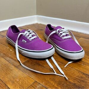 Vans Willowherb Purple Lace Up Sneaker size Women 9 / Men 7.5